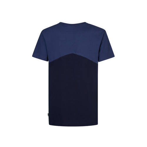 Petrol Industries T-shirt met logo donkerblauw Jongens Katoen Ronde hals 116