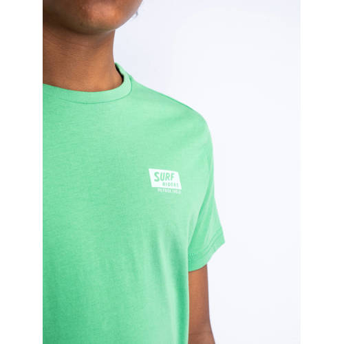 Petrol Industries T-shirt appeltjesgroen Jongens Katoen Ronde hals Effen 116