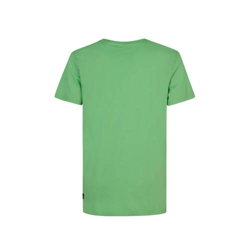 Petrol Industries T-shirt groen Jongens Katoen Ronde hals Effen 116