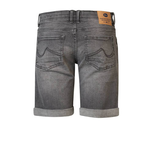 Petrol Industries denim short grey Korte broek Grijs Jongens Stretchdenim 128