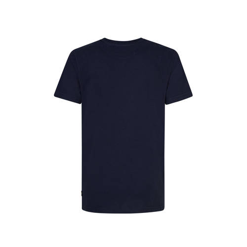Petrol Industries T-shirt navy Blauw Jongens Katoen Ronde hals Effen 116