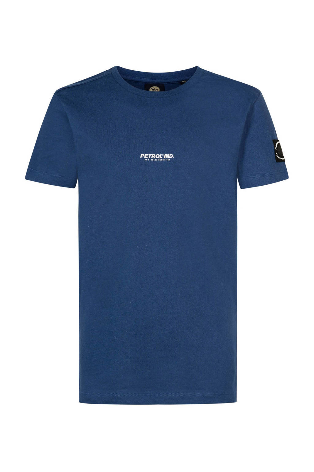 T-shirt met backprint middenblauw