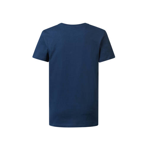Petrol Industries T-shirt donkerblauw Jongens Katoen Ronde hals Effen 116