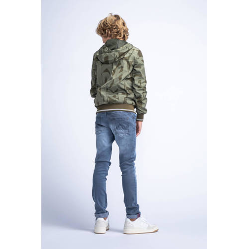Petrol Industries zomerjas met camouflageprint groen Jongens Polyester Capuchon 116