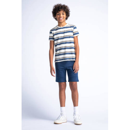 Petrol Industries sweatshort donkerblauw Korte broek Jongens Katoen Effen 116