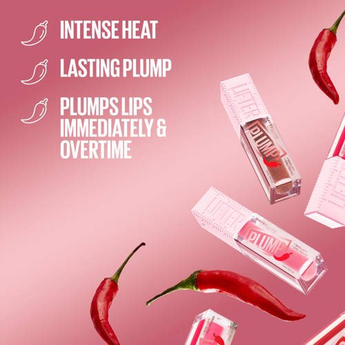 Maybelline New York Lifter Plump lipgloss 004 Red Flag