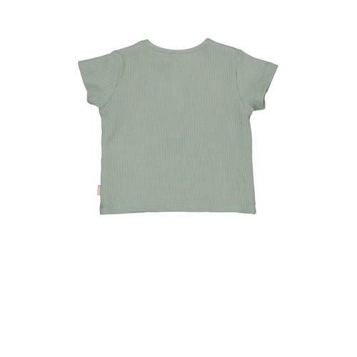 Quapi baby T-shirt DAN grijsgroen Jongens Katoen Ronde hals Effen 56