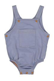thumbnail: Quapi baby tuinbroek Dawn met zak detail  grijsblauw