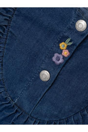 thumbnail: NAME IT BABY baby regular fit tuinbroek NBMBEN dark blue denim