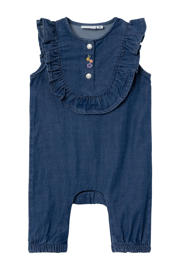 thumbnail: NAME IT BABY baby regular fit tuinbroek NBMBEN dark blue denim