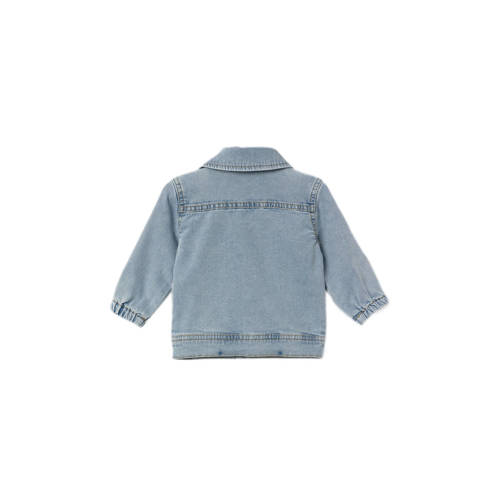 name it BABY spijkerjas NBMJACK light blue denim Blauw Jongens Lyocell Klassieke kraag 56