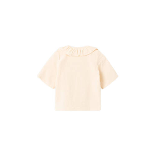 LIL' ATELIER MINI blouse NMFDALLAS ecru Meisjes Katoen Peter Pan-kraag 116