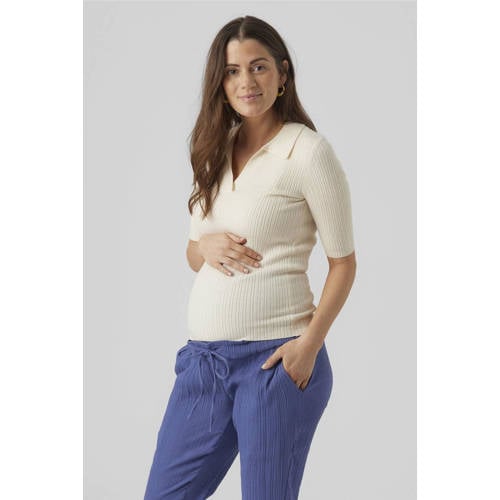 VERO MODA MATERNITY zwangerschapstop VMMHOLLY ecru Dames Viscose Widespread S
