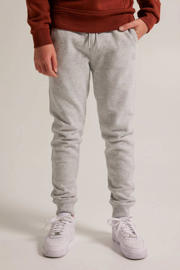 thumbnail: Grijze jongens America Today joggingbroek van katoen met regular fit, regular waist, elastische tailleband met koord en effen