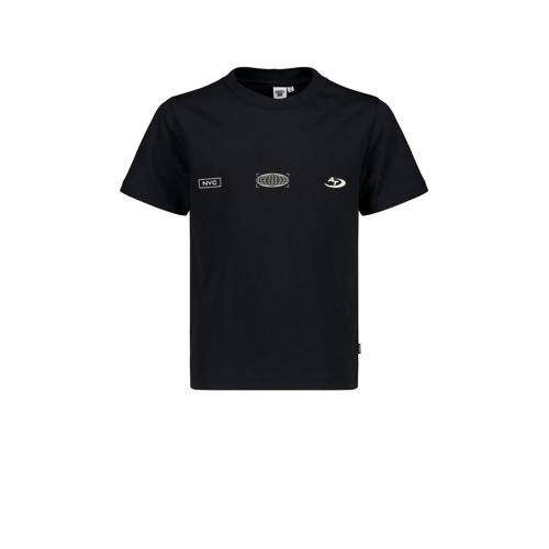 America Today T-shirt met printopdruk zwart Jongens Katoen Ronde hals Printopdruk