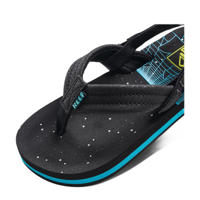 thumbnail: Reef Little Ahi  teenslippers met hielbandje donkerblauw