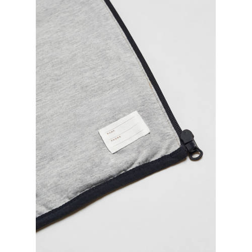 Mango Kids zomerjas middenbruin Jongens Katoen Capuchon Effen 110