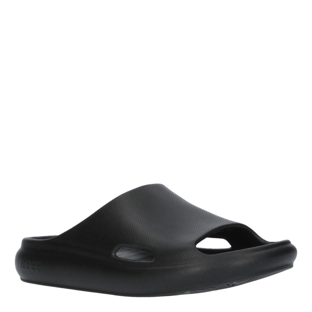 Zwarte jongens Reef Kids Rio Slide slippers van EVA met effen