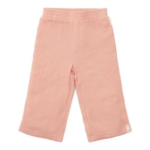 Little Dutch broek met textuur roze Meisjes Katoen Effen
