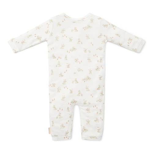 Little Dutch boxpak met all over print wit beige Jongens Meisjes Katoen Ronde hals 62