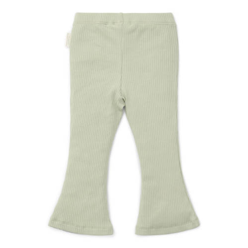 Little Dutch flared broek groen Meisjes Katoen Effen 98