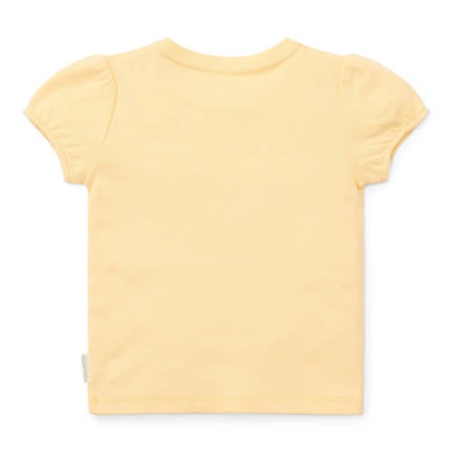 Little Dutch T-shirt geel Meisjes Katoen Ronde hals Printopdruk 74