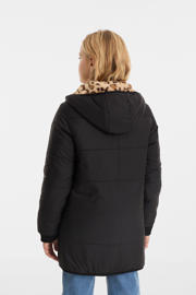 thumbnail: anytime reversible winterjas zwart / beige