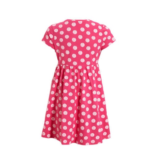 anytime jurk met bloemenprint roze Meisjes Katoen Ronde hals Bloemen 134 140