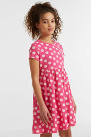 thumbnail: anytime jurk met bloemenprint roze