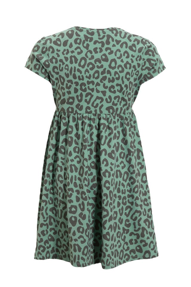 Jurken Anytime Zomerjurk Jurk Met Panterprint Groen