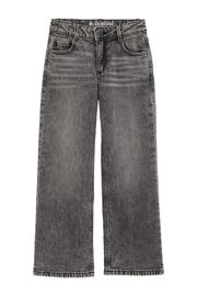 thumbnail: WE Fashion high waist wide leg jeans grey denim
