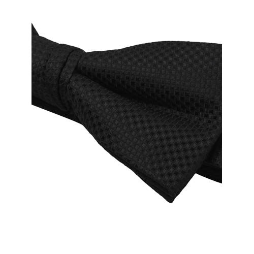 jack & jones JUNIOR vlinderstrik zwart Vlinderdas Jongens Polyester Effen