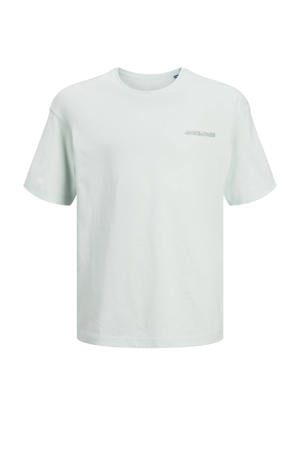 T-shirt JJDDREAM met backprint pastelblauw