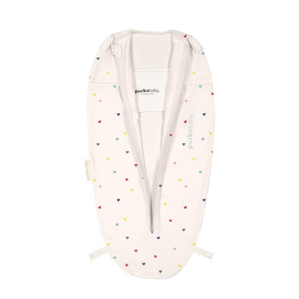 Puckababy The Original Mini inbakerslaapzak Hearts Confetti 3-6 mnd