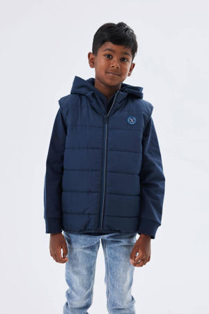 bodywarmer NKMMYLANE donkerblauw