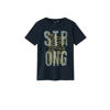 NAME IT KIDS T-shirt NKMVUX met printopdruk donkerblauw