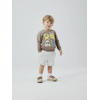 NAME IT MINI sweatshort NMMVASSE lichtgrijs melange