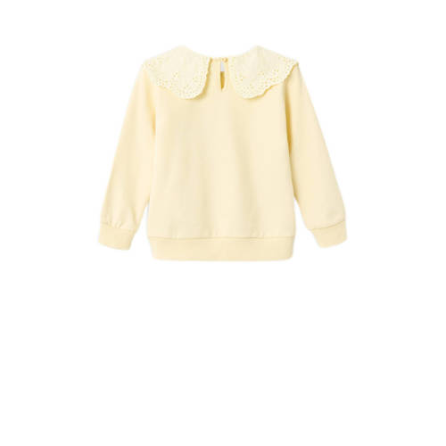 Name it MINI sweater NMFDAKINI lichtgeel Effen 104