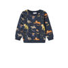 NAME IT MINI sweater NMMDITMAR met all over print donkerblauw/multicolor