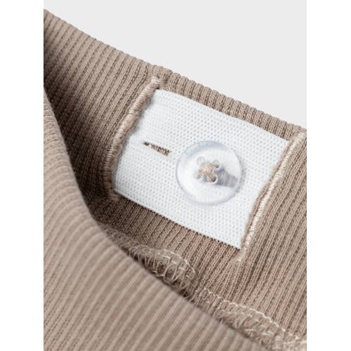 name it MINI sweatshort NMMVASSE zand Korte broek Beige Effen 98