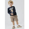 NAME IT MINI sweatshort NMMVASSE zand