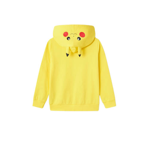 Name it KIDS hoodie NKMFRAISER met printopdruk geel Sweater Printopdruk 122 128