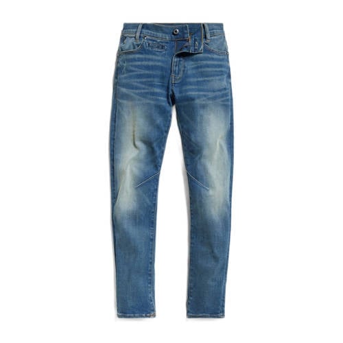 G-Star RAW D-STAQ regular fit jeans sun faded indigo Blauw Jongens Stretchdenim
