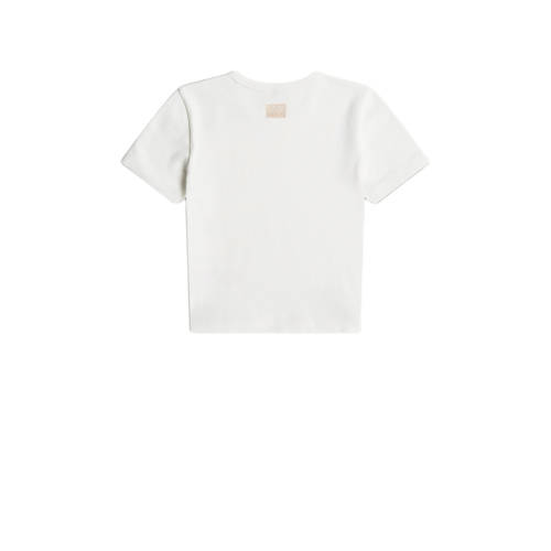 G-Star Raw T-shirt t-shirt s\s slim crop wit Meisjes Katoen Ronde hals 116