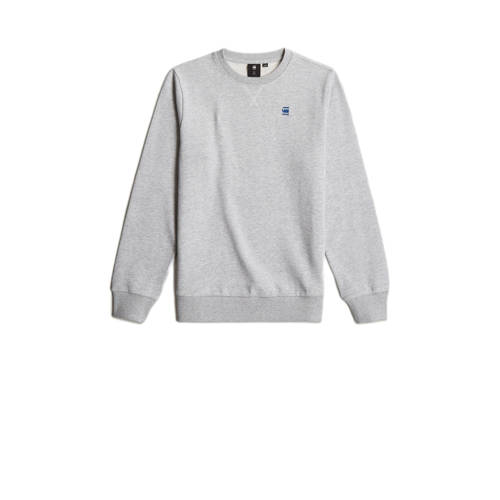 G-Star RAW gemêleerde sweater sweater straight grijs Melée