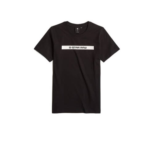 G-Star RAW T-shirt t-shirt ss regular zwart Jongens Katoen Ronde hals - 116