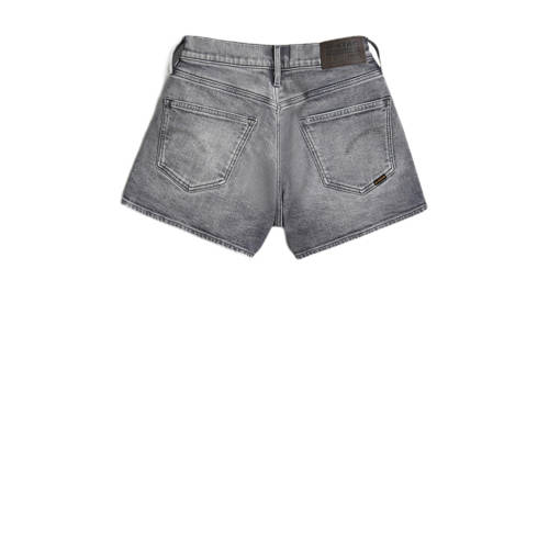 G-Star Raw True short Premium denim short faded grey neblina Korte broek Grijs Meisjes Stretchdenim 176