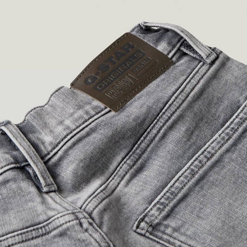 G-Star Raw True short Premium denim short faded grey neblina Korte broek Grijs Meisjes Stretchdenim 176