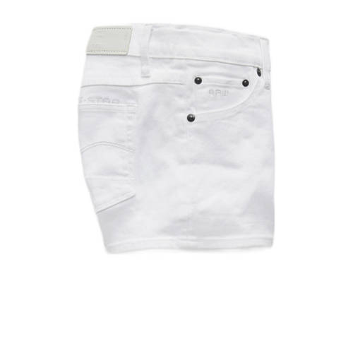 G-Star Raw 3301 skinny shorts denim short wit Korte broek Meisjes Katoen 140