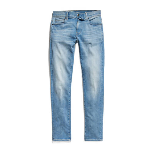 G-Star RAW slim fit jeans sun faded niagara Blauw Jongens Stretchdenim - 116